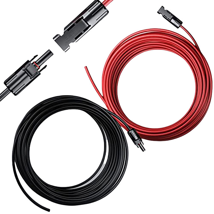 Цагаан тугалгатай хүчилтөрөгчгүй зэс 12AWG нарны өргөтгөлийн кабель